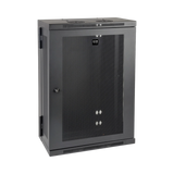 Tripp Lite SmartRack 18U Low-Profile Patch-Depth Wall-Mount Half-Height Rack Enclosure, Hinged Back — Being Shipped