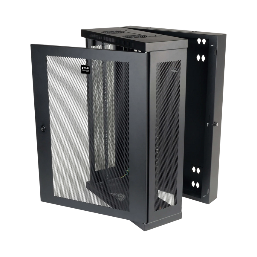 Tripp Lite SmartRack 18U Low-Profile Patch-Depth Wall-Mount Half-Height Rack Enclosure, Hinged Back — Being Shipped