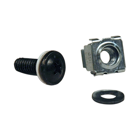 Tripp Lite SmartRack Square Hole Hardware Kit with 50 M5 screws and washers — Being Shipped