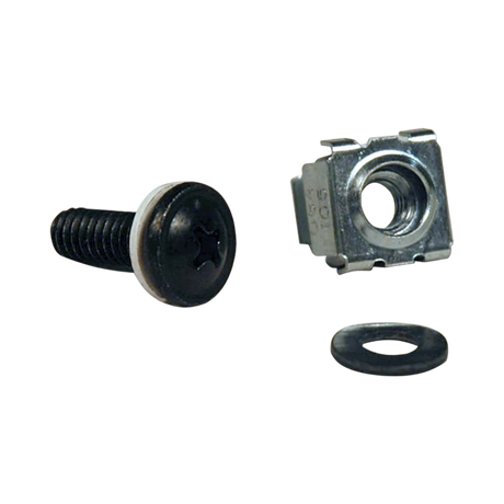 Tripp Lite SmartRack Square Hole Hardware Kit with 50 M5 screws and washers — Being Shipped