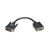 Tripp Lite DVI to VGA Adapter Cable (DVI-I Dual-Link to HD15 M/F), 8 in. (20.3 cm) — Being Shipped