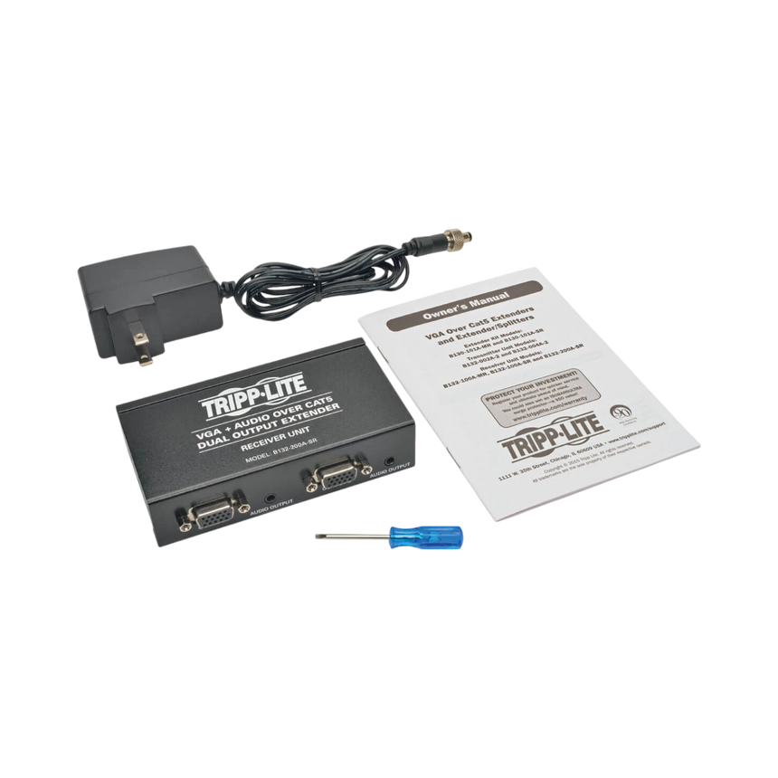 Tripp Lite Dual VGA with Audio Over Cat5/Cat6 Extender — Being Shipped
