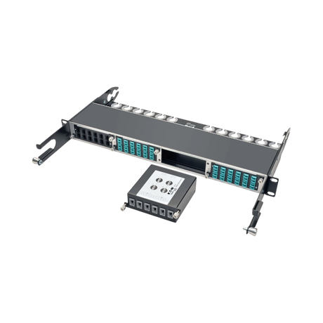 Tripp Lite 100Gb/120Gb to 40Gb Breakout Cassette, (x2) 24-Fiber MTP/MPO (Male with Pins) to (x6) 12-Fiber MTP/MPO (Male with Pins) — Being Shipped