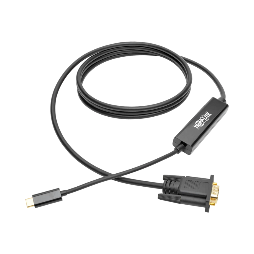 Tripp Lite USB-C to VGA Active Adapter Cable (M/M), Black, 6 ft. (1.8 m) — Being Shipped