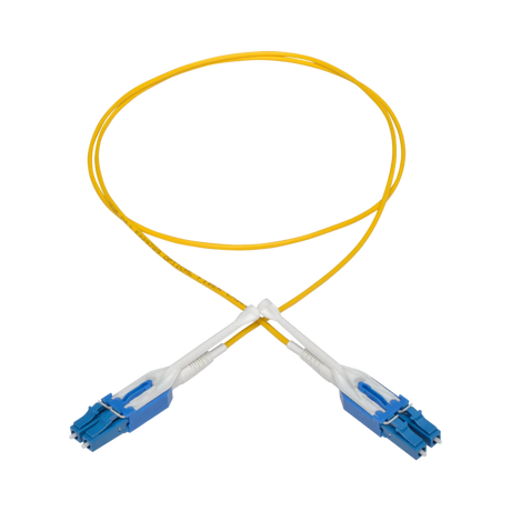 Tripp Lite Duplex Singlemode 9/125 Fiber Patch Cable (LC/LC), Push/Pull Tabs, 1 m (3 ft.) — Being Shipped