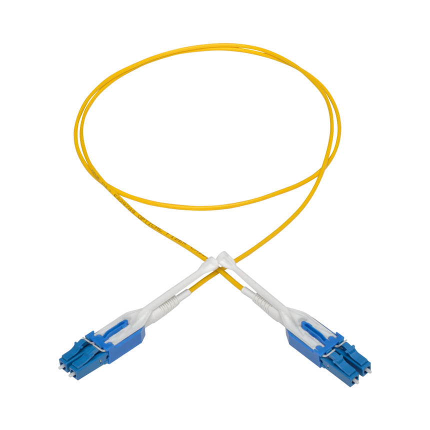 Tripp Lite Duplex Singlemode 9/125 Fiber Patch Cable (LC/LC), Push/Pull Tabs, 1 m (3 ft.) — Being Shipped
