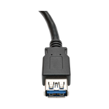 Tripp Lite USB 3.0 SuperSpeed Extension Cable (A M/F), Black, 6-in. (15.24 cm) — Being Shipped