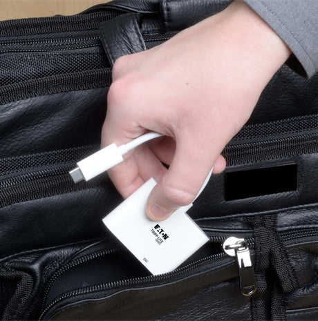 Tripp Lite USB-C to DVI Adapter with PD Charging (White) — Being Shipped