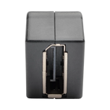 Tripp Lite Mini DisplayPort to DisplayPort All-in-One Keystone/Panel Mount Angled Adapter (F/F), Black — Being Shipped