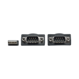 Tripp Lite 2-Port USB to DB9 Serial FTDI Adapter Cable with COM Retention (M/M), 6 ft. (1.83 m) — Being Shipped