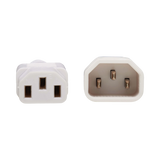 Tripp Lite Heavy-Duty PDU Power Cord, C13 to C14, 15A, 250V, 14 AWG, 3 ft. (0.91 m), White — Being Shipped