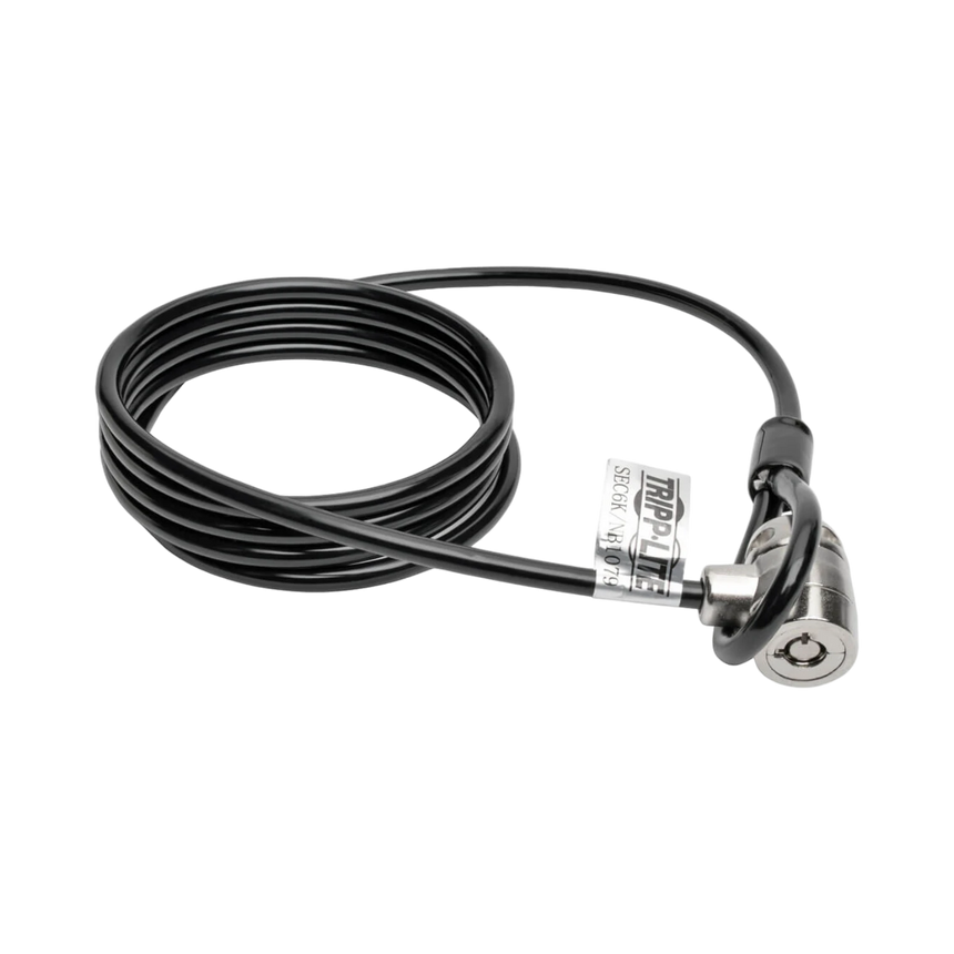 Tripp Lite Security Lock for Laptops and Peripherals, Keyed, 6 ft. (1.83 m) Cable — Being Shipped