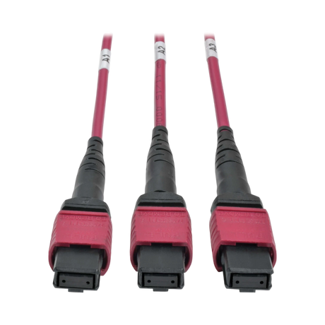 Tripp Lite 40/100Gb Fiber Breakout Patch Panel, 40Gb to 4 x 10Gb, 100Gb to 4 x 25Gb, 15 MTP QSFP to 60 LC Duplex OM4 50/125 Multimode Ports, 1U — Being Shipped