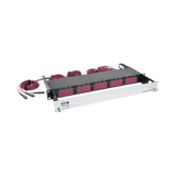 Tripp Lite 40/100Gb Fiber Breakout Patch Panel, 40Gb to 4 x 10Gb, 100Gb to 4 x 25Gb, 15 MTP QSFP to 60 LC Duplex OM4 50/125 Multimode Ports, 1U — Being Shipped