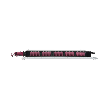Tripp Lite 40/100Gb Fiber Breakout Patch Panel, 40Gb to 4 x 10Gb, 100Gb to 4 x 25Gb, 15 MTP QSFP to 60 LC Duplex OM4 50/125 Multimode Ports, 1U — Being Shipped