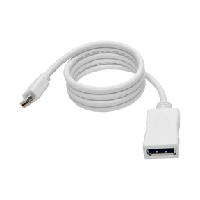 Tripp Lite Keyspan Mini DisplayPort to DisplayPort Adapter Cable (M/F), 4K 60 Hz, DP 1.2, HDCP 2.2, 3 ft. (0.9 m) — Being Shipped