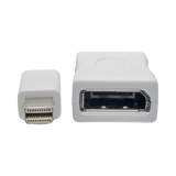 Tripp Lite Keyspan Mini DisplayPort to DisplayPort Adapter Cable (M/F), 4K 60 Hz, DP 1.2, HDCP 2.2, 3 ft. (0.9 m) — Being Shipped