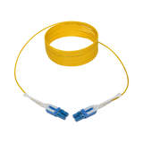 Tripp Lite Duplex Singlemode 9/125 Fiber Patch Cable (LC/LC), Push/Pull Tabs, 5 m (16 ft.) — Being Shipped