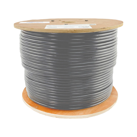 Tripp Lite Cat5e 350 MHz Solid Core Plenum-Rated (UTP) PVC Bulk Ethernet Cable, Gray, 1000 ft. (304.8 m) — Being Shipped