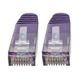 Tripp Lite Cat6 Gigabit Molded (UTP) Ethernet Cable (RJ45 M/M), PoE, Purple, 6 ft. (1.83 m) — Being Shipped