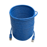 Tripp Lite Cat6a 10G Snagless Shielded STP Ethernet Cable (RJ45 M/M), PoE, Blue, 35 ft. (10.67 m) — Being Shipped