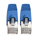 Tripp Lite Cat6a 10G Snagless Shielded STP Ethernet Cable (RJ45 M/M), PoE, Blue, 35 ft. (10.67 m) — Being Shipped
