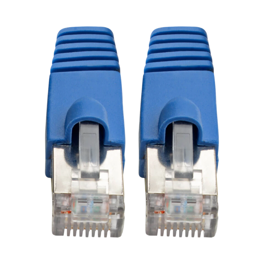 Tripp Lite Cat6a 10G Snagless Shielded STP Ethernet Cable (RJ45 M/M), PoE, Blue, 35 ft. (10.67 m) — Being Shipped