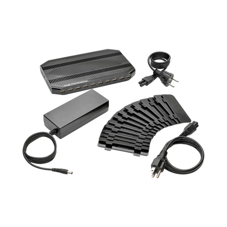 Tripp Lite 10-Port USB Charging Station with Adjustable Storage — Being Shipped