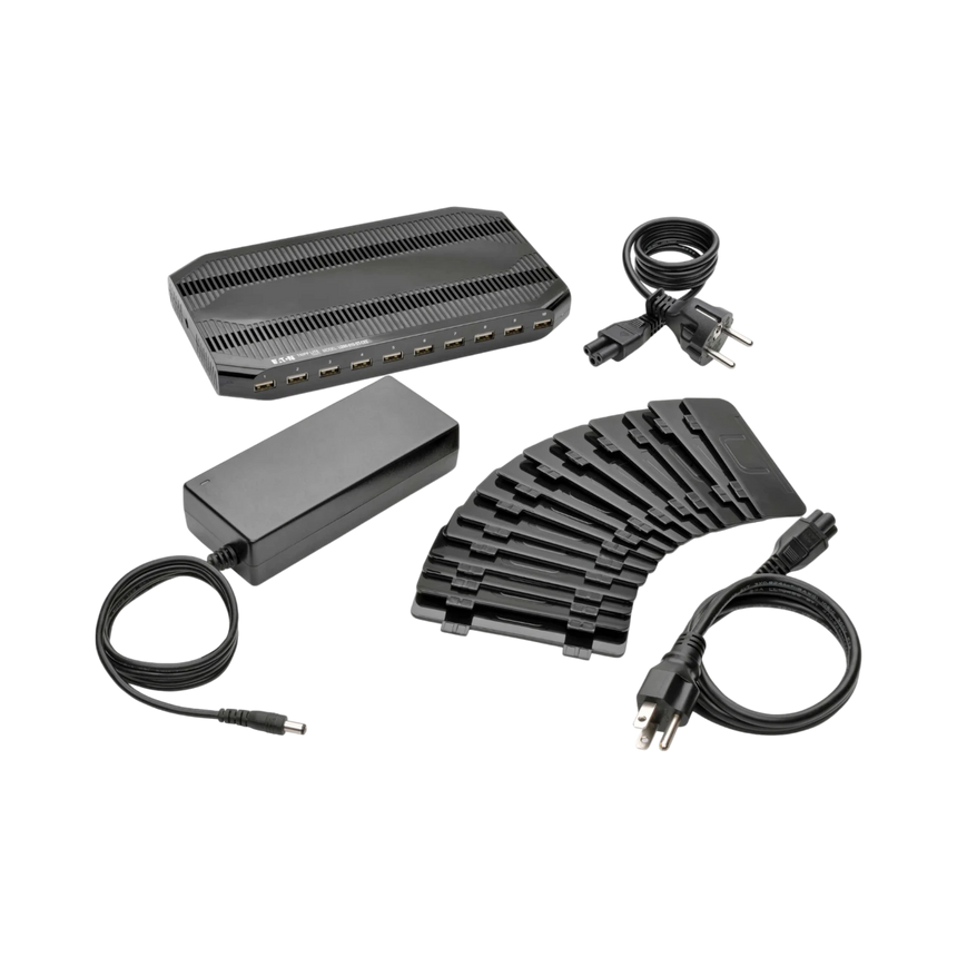 Tripp Lite 10-Port USB Charging Station with Adjustable Storage — Being Shipped