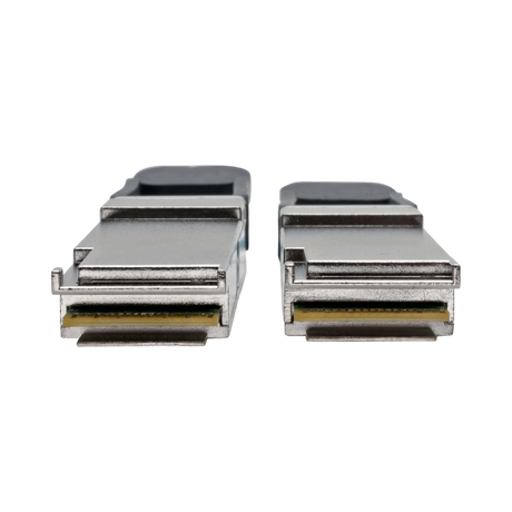 Tripp Lite QSFP+ to QSFP+ Active Optical Cable, 40Gb, AOC, M/M, Aqua, 1M (3.28 ft.) — Being Shipped