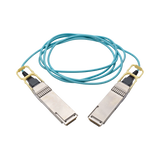 Tripp Lite QSFP28 to QSFP28 Active Optical Cable, 100GbE, AOC, M/M, Aqua, 2M (6.56 ft.) — Being Shipped