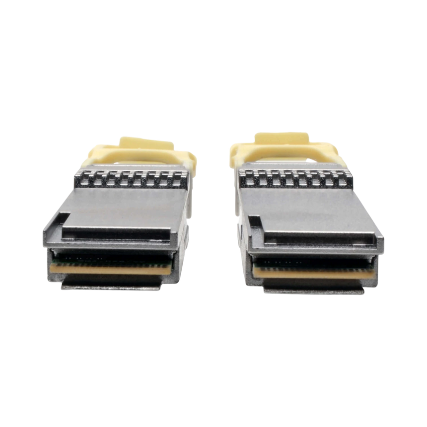 Tripp Lite QSFP28 to QSFP28 Active Optical Cable, 100GbE, AOC, M/M, Aqua, 2M (6.56 ft.) — Being Shipped