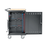 Tripp Lite 45-Device AC Mobile Charging Cart, 120V, NEMA 5-15P, 10 ft. (3.05 m) Cord, Black — Being Shipped