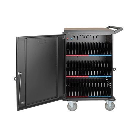 Tripp Lite 42-Device AC Mobile Charging Cart, 120V, NEMA 5-15P, 10 ft. (3.05 m) Cord, Black — Being Shipped