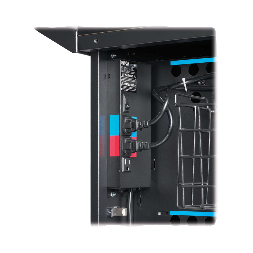 Tripp Lite 42-Device AC Mobile Charging Cart, 120V, NEMA 5-15P, 10 ft. (3.05 m) Cord, Black — Being Shipped