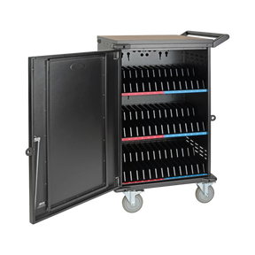 Tripp Lite 42-Device AC Mobile Charging Cart, 120V, NEMA 5-15P, 10 ft. (3.05 m) Cord, Black — Being Shipped