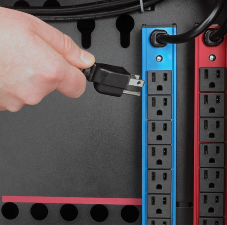 Tripp Lite 42-Device AC Mobile Charging Cart, 120V, NEMA 5-15P, 10 ft. (3.05 m) Cord, Black — Being Shipped