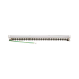 Tripp Lite Cat5e/Cat6 24-Port Patch Panel, Shielded, Krone IDC, 568A/B, RJ45 Ethernet, 0.5U Rack-Mount, TAA — Being Shipped