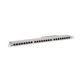 Tripp Lite Cat5e/Cat6 24-Port Patch Panel, Shielded, Krone IDC, 568A/B, RJ45 Ethernet, 0.5U Rack-Mount, TAA — Being Shipped