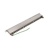 Tripp Lite Cat5e/Cat6 24-Port Patch Panel, Shielded, Krone IDC, 568A/B, RJ45 Ethernet, 0.5U Rack-Mount, TAA — Being Shipped