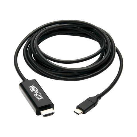 Tripp Lite USB-C to HDMI Adapter Cable (M/M), 4K 60 Hz, 4:4:4, Thunderbolt 3 Compatible, Black, 9 ft. (2.7 m) — Being Shipped