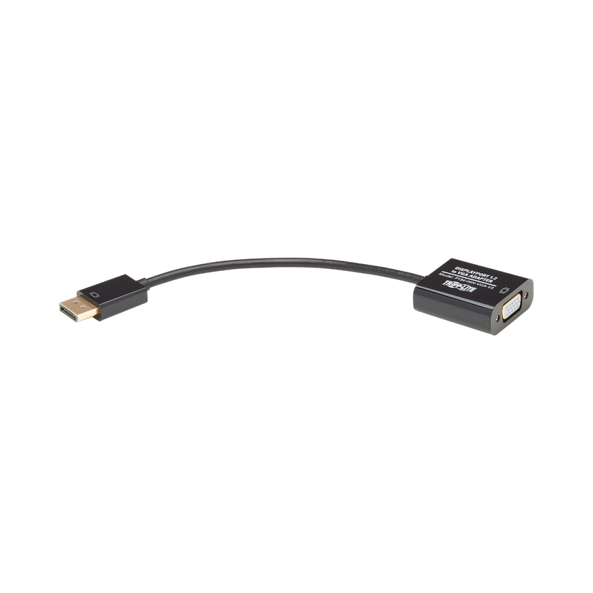 Tripp Lite DisplayPort to VGA Active Adapter Video Converter, DP ver 1.2 (M/F), 6-in. (15.24 cm), 50 pack — Being Shipped