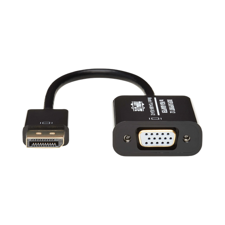 Tripp Lite DisplayPort to VGA Active Adapter Video Converter, DP ver 1.2 (M/F), 6-in. (15.24 cm), 50 pack — Being Shipped