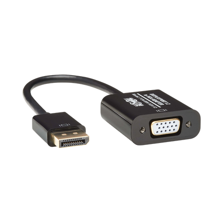 Tripp Lite DisplayPort to VGA Active Adapter Video Converter, DP ver 1.2 (M/F), 6-in. (15.24 cm), 50 pack — Being Shipped