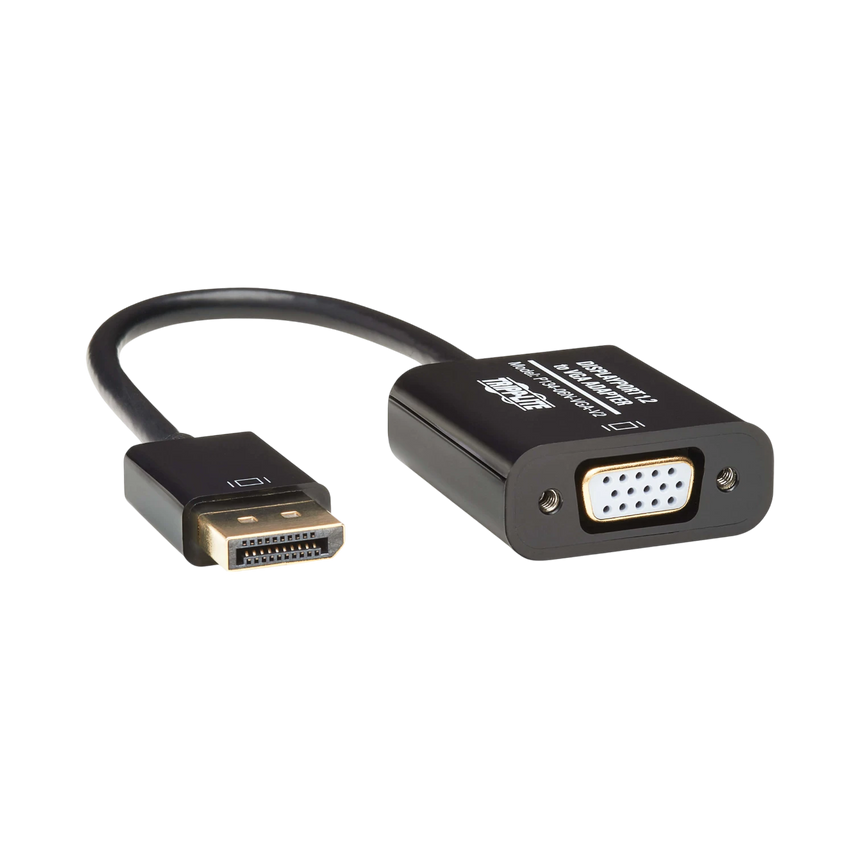 Tripp Lite DisplayPort to VGA Active Adapter Video Converter, DP ver 1.2 (M/F), 6-in. (15.24 cm), 50 pack — Being Shipped