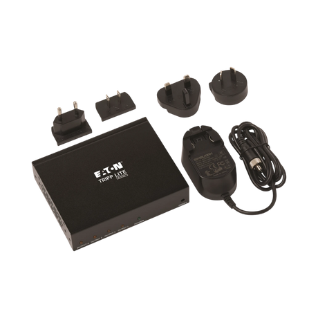 Tripp Lite 4-Port HDMI Splitter, 4K @ 60 Hz, 4:4:4, Multi-Resolution Support, HDR, HDCP 2.2, TAA — Being Shipped