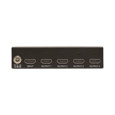 Tripp Lite 4-Port HDMI Splitter, 4K @ 60 Hz, 4:4:4, Multi-Resolution Support, HDR, HDCP 2.2, TAA — Being Shipped