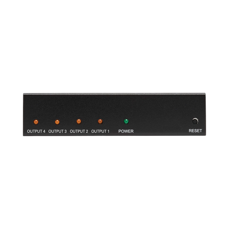 Tripp Lite 4-Port HDMI Splitter, 4K @ 60 Hz, 4:4:4, Multi-Resolution Support, HDR, HDCP 2.2, TAA — Being Shipped
