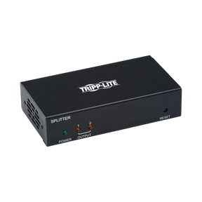 Tripp Lite 2-Port HDMI over Cat6 Splitter/Extender, 4K 60 Hz, HDR, PoC, Multi-Resolution Support, 125 ft., TAA — Being Shipped