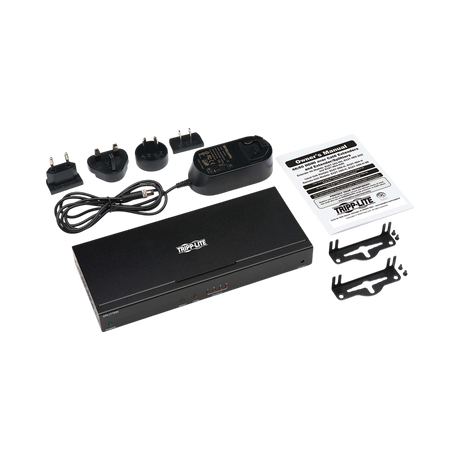 Tripp Lite 4-Port HDMI over Cat6 Splitter/Extender, 4K 60 Hz, HDR, PoC, Multi-Resolution Support, 125 ft., TAA — Being Shipped